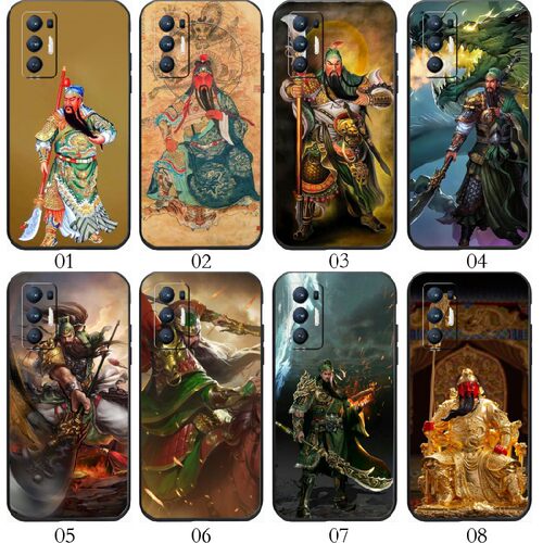 关公关羽 适用 iQOO?Z6/Neo3/5 SE/Z5/Neo 5S/pro/Z3/Z1/U1/U1x/U3x/Z1x/小米10S/10至尊/realme x7手机壳