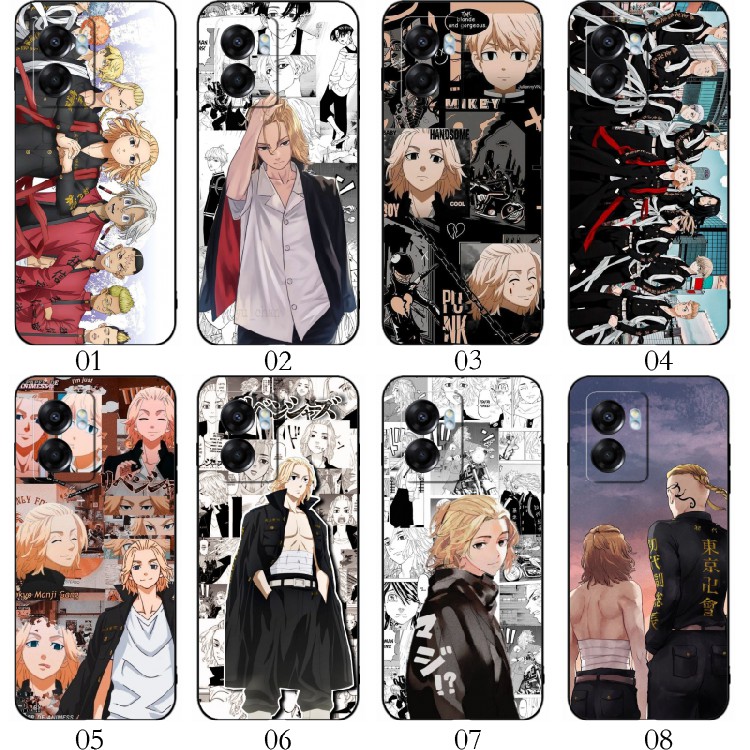 东京复仇者 适用 红米 Note 13 Pro/11E/12 Turbo/12R/+/K60/realme GT Neo2/GT2/V30/V23/10/Q5/Neo5手机壳