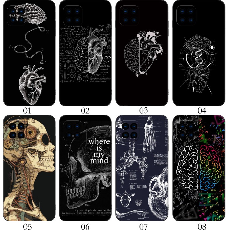 医学风格 适用 华为 nova8 SE/Pro+/7i/红米Note 13/6/K70/10A/9C/小米11/13/14/青春10/realme Q手机壳