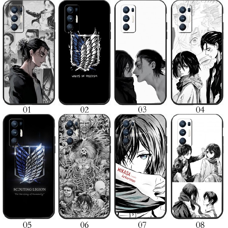 进击的巨人 适用 realme GT/2T/Neo/闪速版/大师探索版/一加 9/Pro/9R/RT/8T/Ace 2V/魅族18/Neo5 SE手机壳