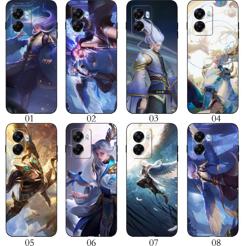 王者荣耀 云中君 适用 VIVO S15 Pro/S17e/Y100/T2x/T2/Y100i/Y100t/Y200 GT/Y33s/Y33T/Y35/Y36T手机壳 - 实物图