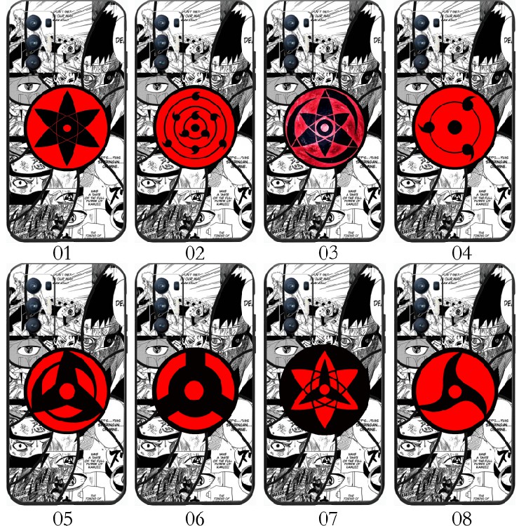 火影写轮眼 适用 红米 Note 9 4G/K60/10 pro/K50 至尊/Note 11 SE/realme V5/x7/V15/Q2/Q3/手机壳