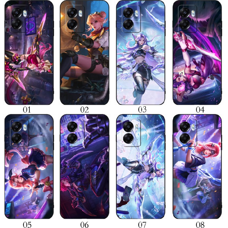 王者荣耀阿轲 适用OPPO Reno 11/A57/8/7 SE/9 Pro+/K10/A2/A1/A58x/A36/vivo S15e/S17e/Y77t/Y77e/Y手机壳