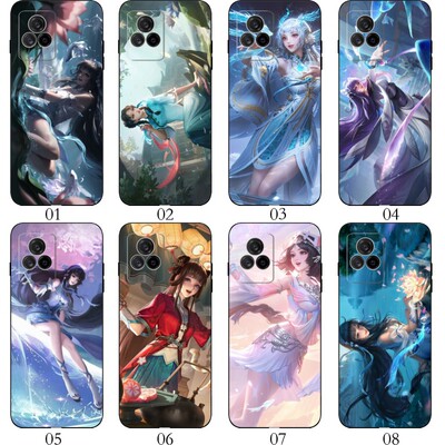 王者荣耀 西施 适用 小米 Civi/1S/K60E/K50 Pro/红米 K40S/iQOO U3x/U3/7/vivo S7/S9/S9e/S10手机壳
