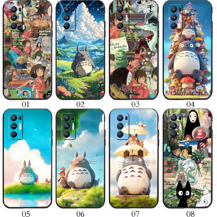 龙猫可爱 适用 红米 Note 9 4G/K60/10 pro/K50 至尊/Note 11 SE/realme V5/x7/V15/Q2/Q3/手机壳