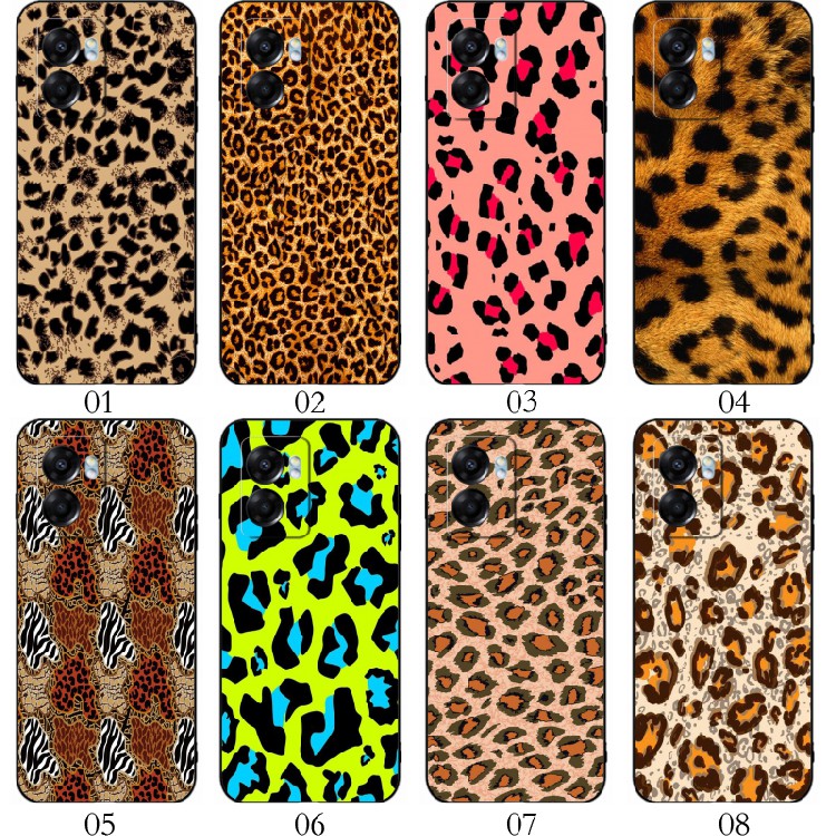 豹纹 适用 荣耀Play8T/Pro/Play6T/OPPO Find X3/Play7T/X5/OPPO K10x/K11x/K9x/A2x/A1x/A2m手机壳