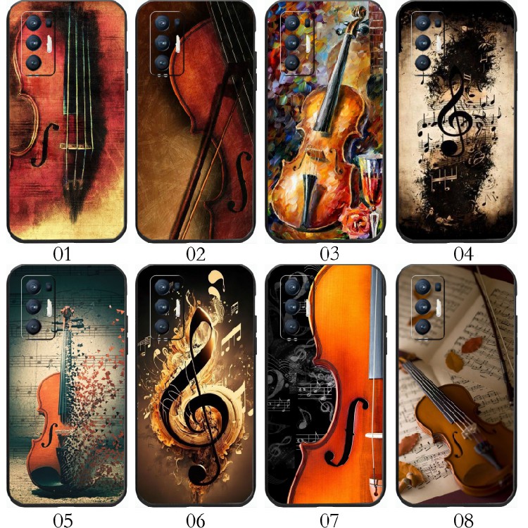 小提琴 适用 iQOO?Z6/Neo3/5 SE/Z5/Neo 5S/pro/Z3/Z1/U1/U1x/U3x/Z1x/小米10S/10至尊/realme x7手机壳