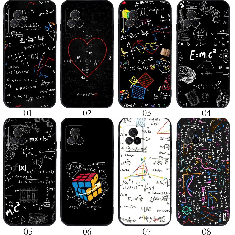 数学公式 适用vivo?Y31s/S9/X60/S7/Y52s/iQOO 7/U3/红米 K60E/K50 Pro/K40S/Civi 1S手机壳
