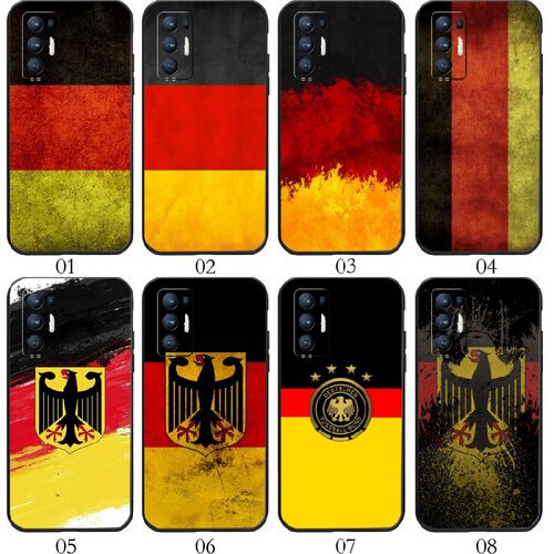 德国国旗 适用 iQOO?Z6/Neo3/5 SE/Z5/Neo 5S/pro/Z3/Z1/U1/U1x/U3x/Z1x/小米10S/10至尊/realme x7手机壳