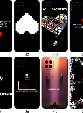 传说之下UNDERTALE 适用 华为 nova8 SE/Pro+/7i/红米Note 13/6/K70/10A/9C/小米11/13/14/青春10/rea手机壳