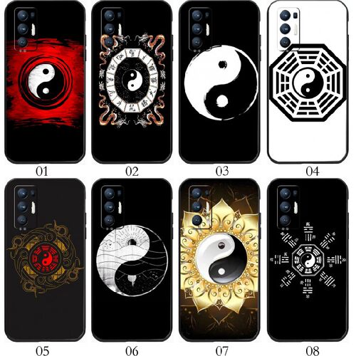 太极 八卦 适用 realme GT/2T/Neo/闪速版/大师探索版/一加 9/Pro/9R/RT/8T/Ace 2V/魅族18/Neo5 SE手机壳
