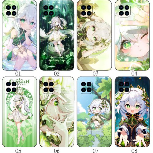原神纳西妲小草神 适用 华为 nova8 SE/Pro+/7i/红米Note 13/6/K70/10A/9C/小米11/13/14/青春10/real手机壳