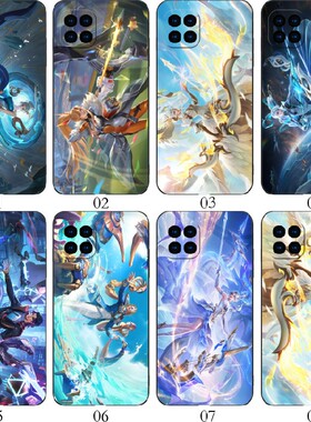 王者荣耀伽罗 适用 OPPO A92/A15/Reno4 SE/A53 5G/A72/A35/realme/V13/V3/V11/V11S/Q3/Q3i/iPhone/v手机壳