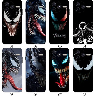 Venom毒液 适用 VIVO S18e/X90/Y200 i/X90S/+/Y200T/Y300i/一加13/Ace 3/5/荣耀X50i Plus手机壳