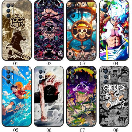 海贼王 适用 OPPO Reno4 Pro/A52/K/6+/5 Z/A32/A93/A55/A95/A93s/A11s/A56/A55s/K9/K7x/Find X3手机壳