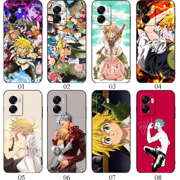 七大罪 适用 vivo S10 Pro/Y11/T1x/Y53s/Y71t/iQOO Z8x/Z7x/Z6x/U5e/U5x/realme Q5i/Q3i/手机壳