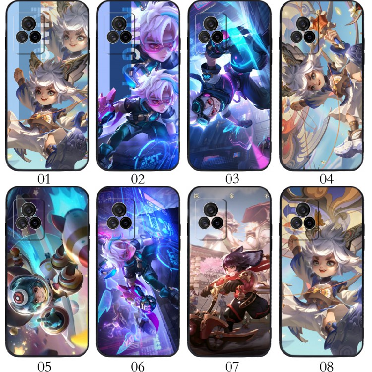 王者荣耀 李元芳 适用vivo?Y31s/S9/X60/S7/Y52s/iQOO 7/U3/红米 K60E/K50 Pro/K40S/Civi 1S手机壳