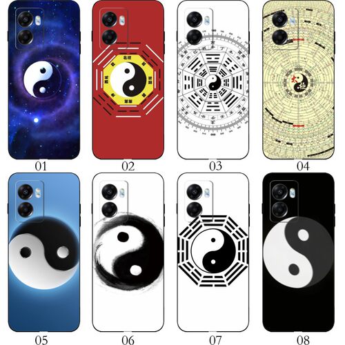 太极八卦阴阳 适用VIVO Y10/Y55s/Y77e/Y77/Y73t/Y78/Y78t/Realme GT6/Neo2/5/7/Q5i/一加Ace6手机壳