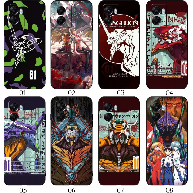 eva福音战士 适用OPPO Reno 11/A57/8/7 SE/9 Pro+/K10/A2/A1/A58x/A36/vivo S15e/S17e/Y77t/Y77e/Y7手机壳