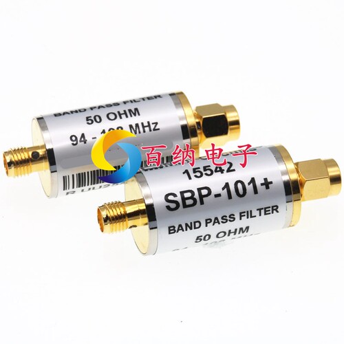SBP-101+ 94-108MHZ 50Ω 射频带通滤波器 SMA 原装MINI