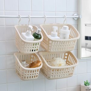 极速Multi-layer punch free hanging basket storage rack kitch