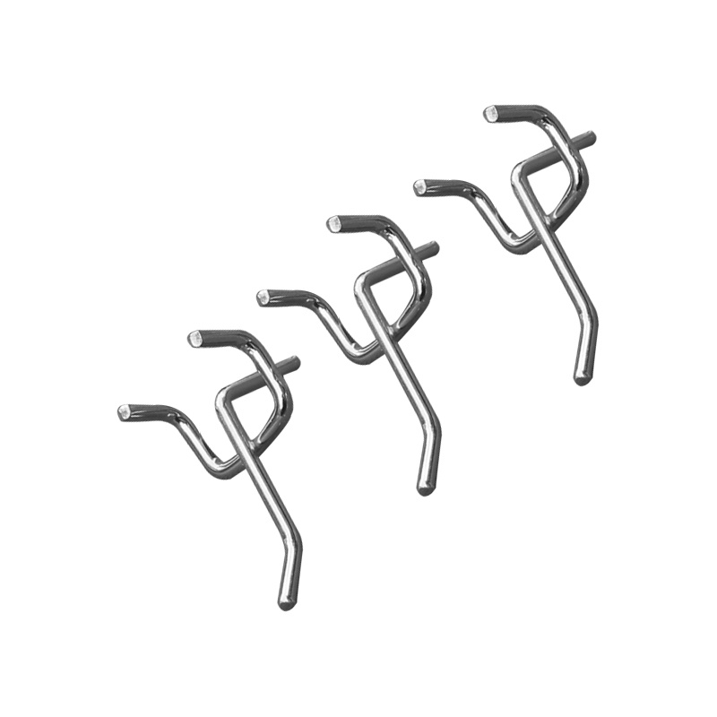 Pegboard hook supermarket shelf hole plate hook three-leg