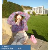 时尚 温柔系软糯短款 小众设计感毛衣女2025秋冬新款 慵懒风甜酷上衣