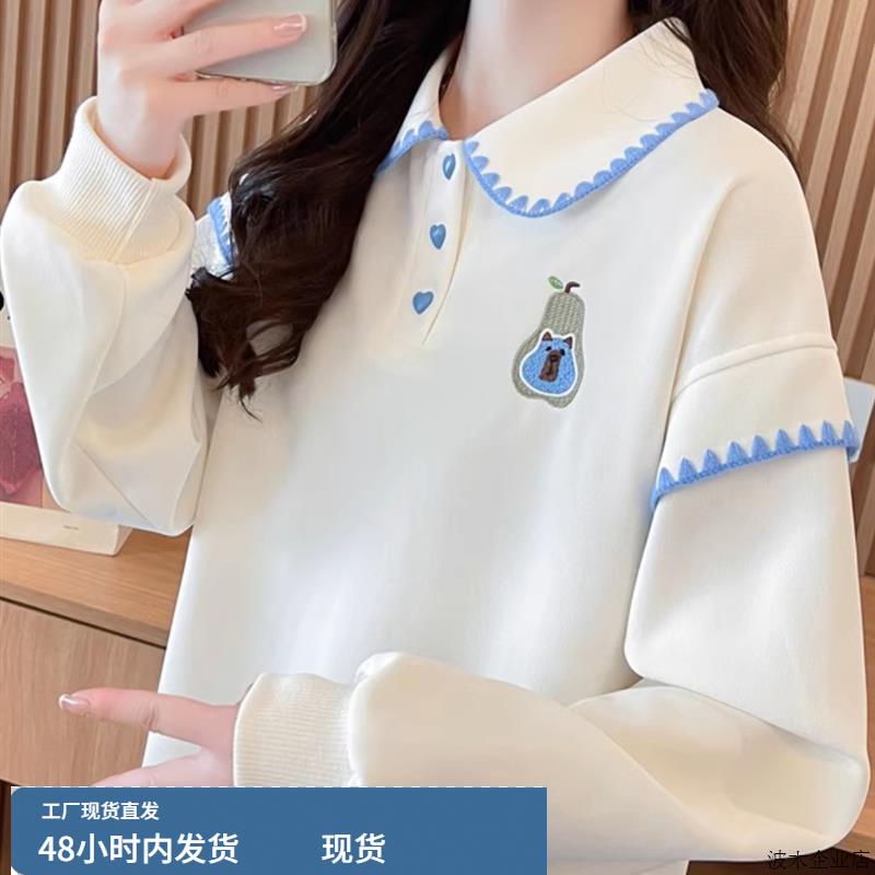 14初中学生12岁大童卫衣女新款2025爆款时尚洋气13少女孩秋季上衣