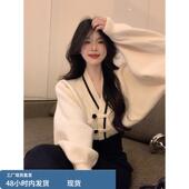 套装 裙冬季 小香风气质高级感小众减龄新中式 针织衫 毛衣两件套装 潮