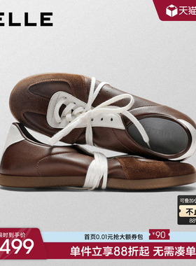 百丽男士复古休闲运动跑步阿甘德训板鞋男26春新款薄底8ZD01AM6