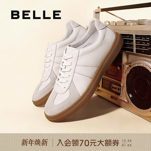 阿甘小白德训板鞋 百丽男士 运动经典 轻便休闲鞋 子52022CM0 复古秋季