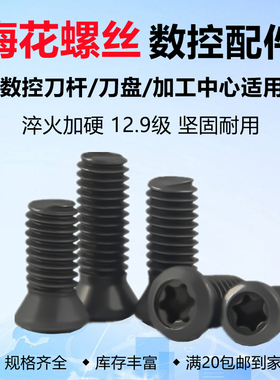 梅花螺丝12.9级数控铣刀刀片刀盘M2.5M3M3.54M5车刀CNC刀杆内六角