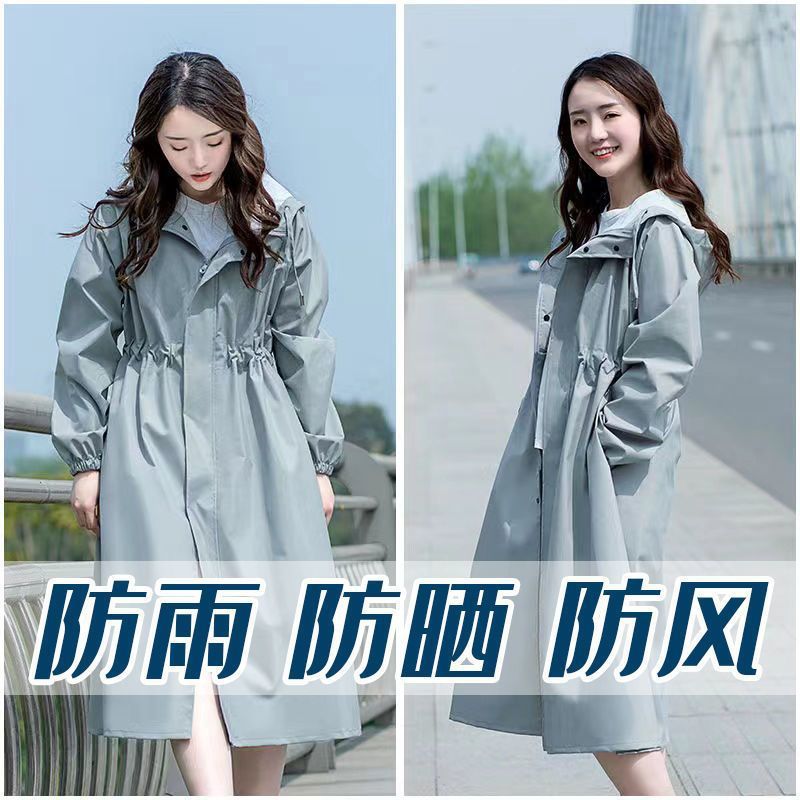 套在羽绒服外面的罩衣可外穿