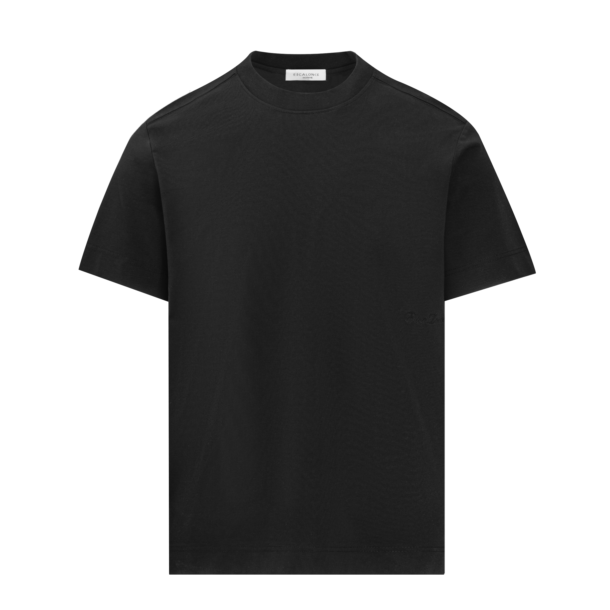 Eicalonce·意卡伦萨 25·SS夏季简约刺绣百搭舒适短袖T恤SM12192