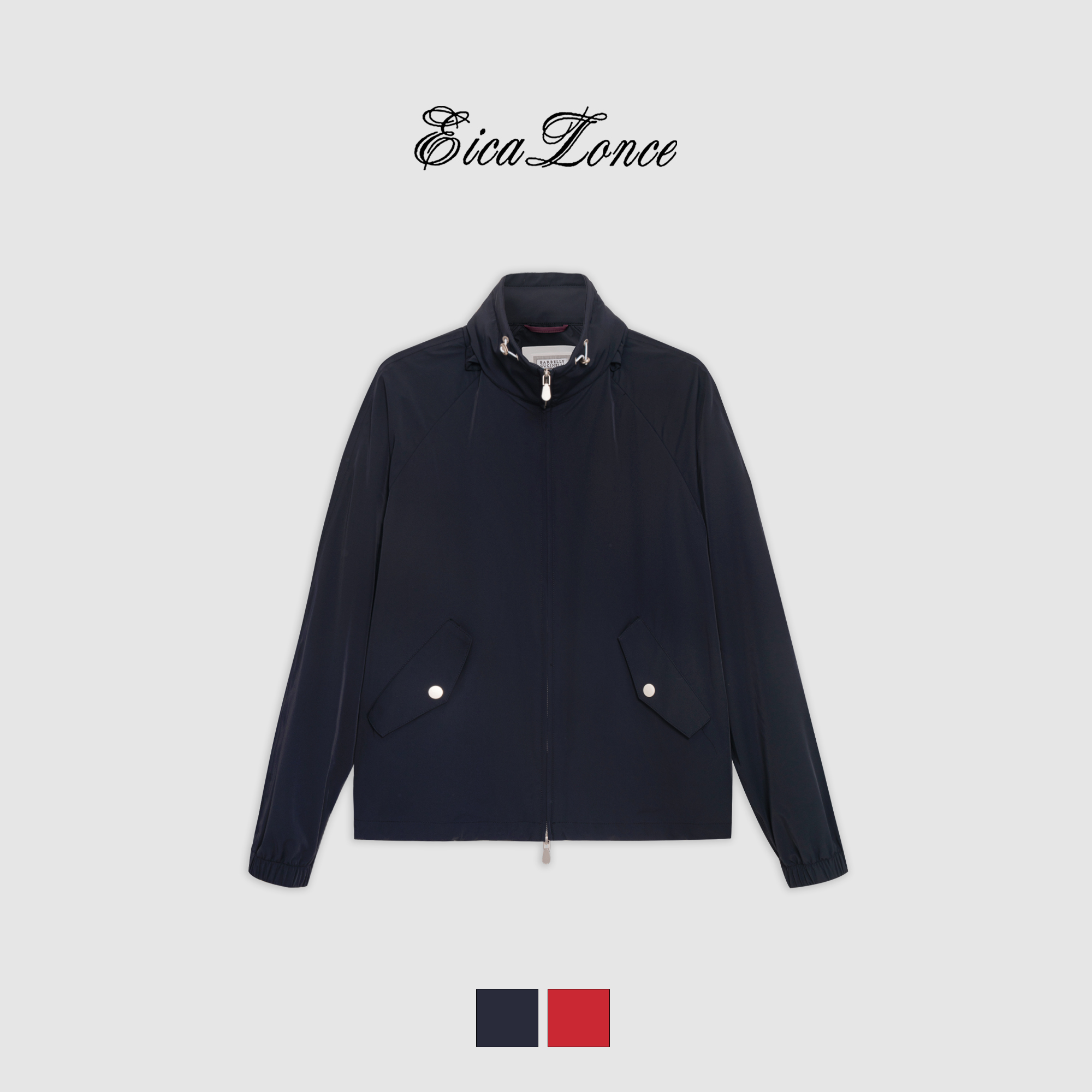 意卡伦萨25FW男士立领夹克