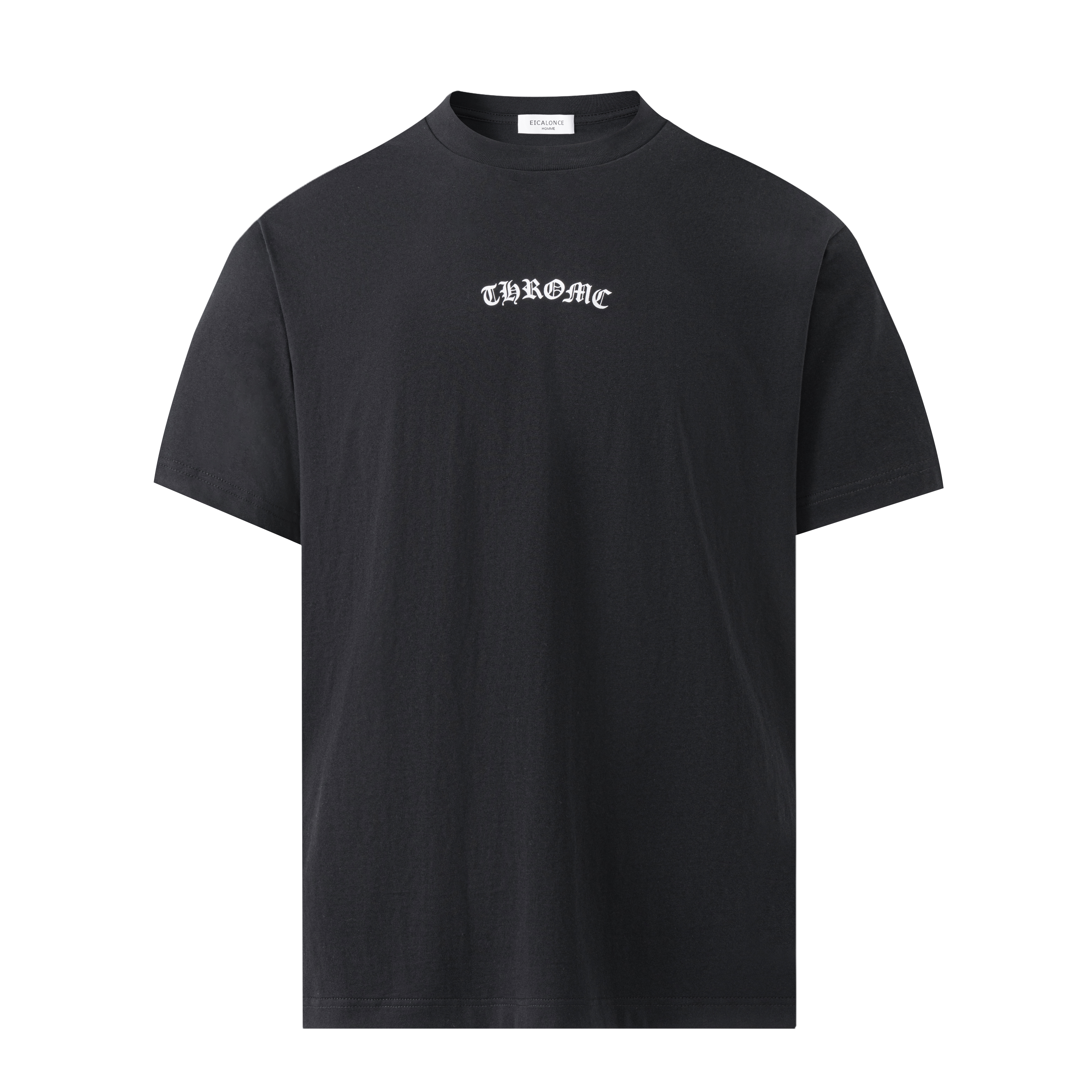 Eicalonce·意卡伦萨 25·SS夏季百搭梵文印花宽松短袖T恤SM12410