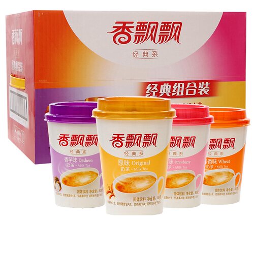 香飘飘椰果奶茶30杯装整箱经典组合杯装奶茶原味麦香草莓香芋包邮 - 封面