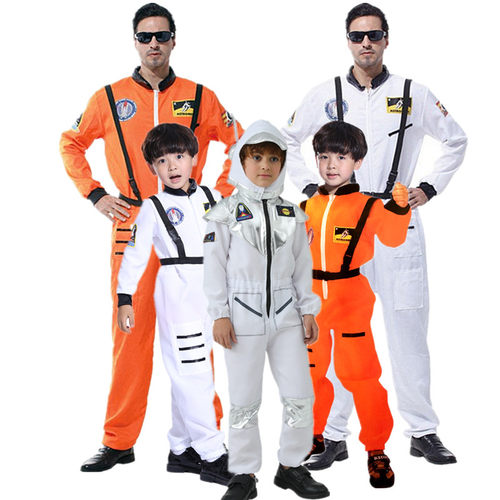 万圣节儿童太空服宇航员表演中小学生运动会航天员角色扮演演出服