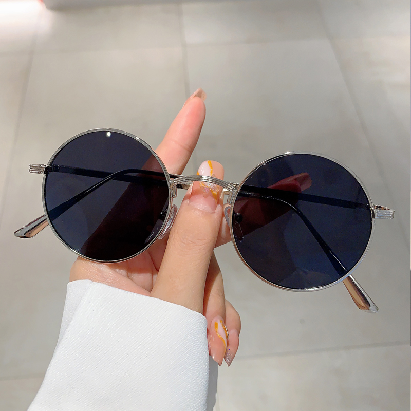 KAMMPT圆形英伦男女太阳镜