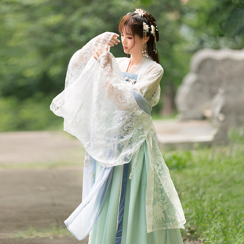 正品原创汉元素汉服女两件套上下大码女胖mm对襟大袖衫单件中国风|ruв категории Женская одежда, костюм/национальная одежда/театр костюм, национальная одежда/этап погрузки - от Buy2taobao.com для оказания профессиональной услуги покупки агента Taobao