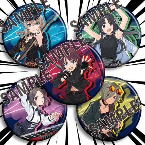 GIRLS BAND CRY哭泣少女乐队动漫徽章胸章二次元周边现货E款吧唧