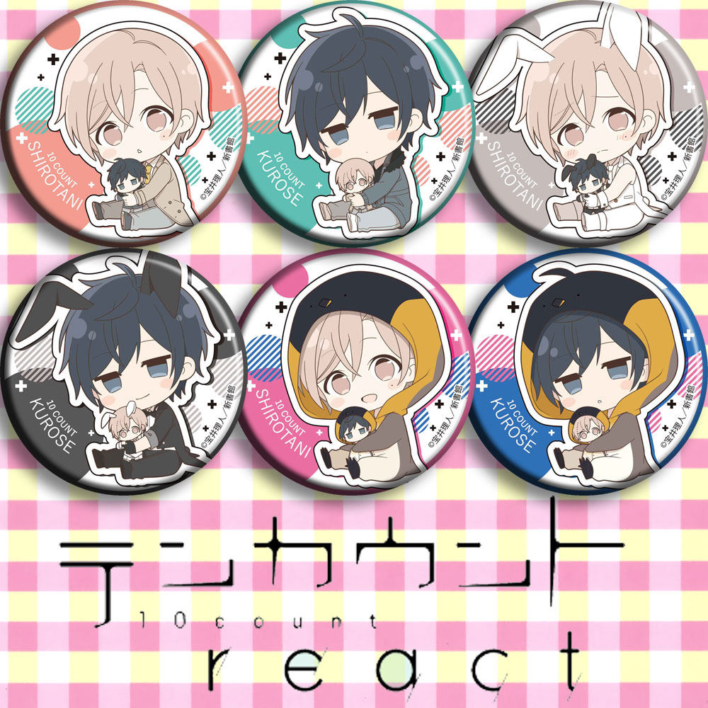 ten count 动漫徽章胸章 二次元周边吧唧定制 宝井理人非海报挂画