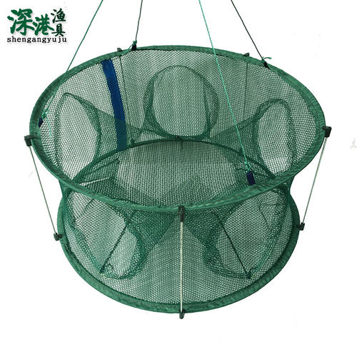 折叠渔网泥鳅笼捕鱼笼