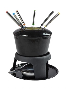 奶酪芝士起司锅双耳加厚铸铁汤锅单人小火锅电磁炉通用奶锅Fondue