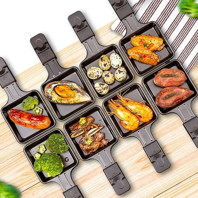 电烧烤炉芝士奶酪小烤盘不粘锅小手碟迷你小烤勺raclette cheese