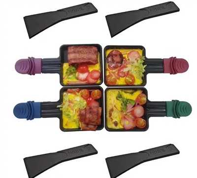 双层电烤炉家用烤肉炉多功能室内烤架芝士拉克雷特Raclette grill