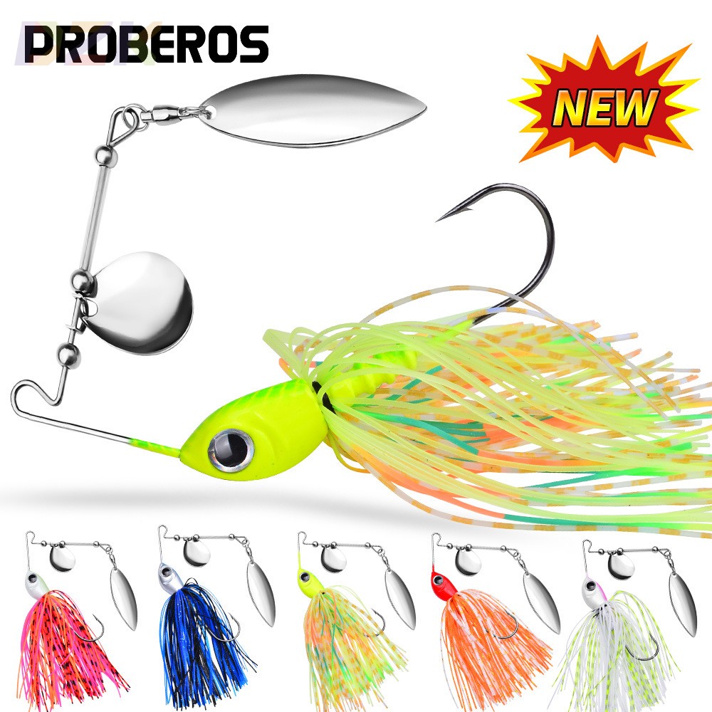 胡须佬路亚饵 10G 14G流苏亮片防挂底路亚假饵仿生饵Spinnerbai.2