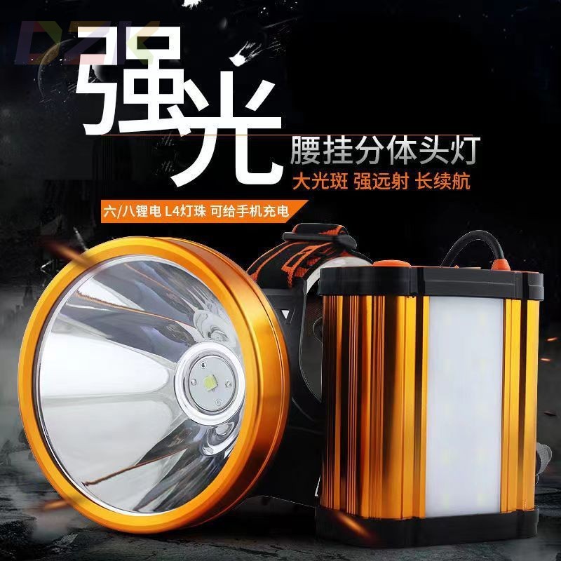 头灯强光超亮可充电锂电池家用远射头戴式手电筒钓鱼矿灯高亮度.1