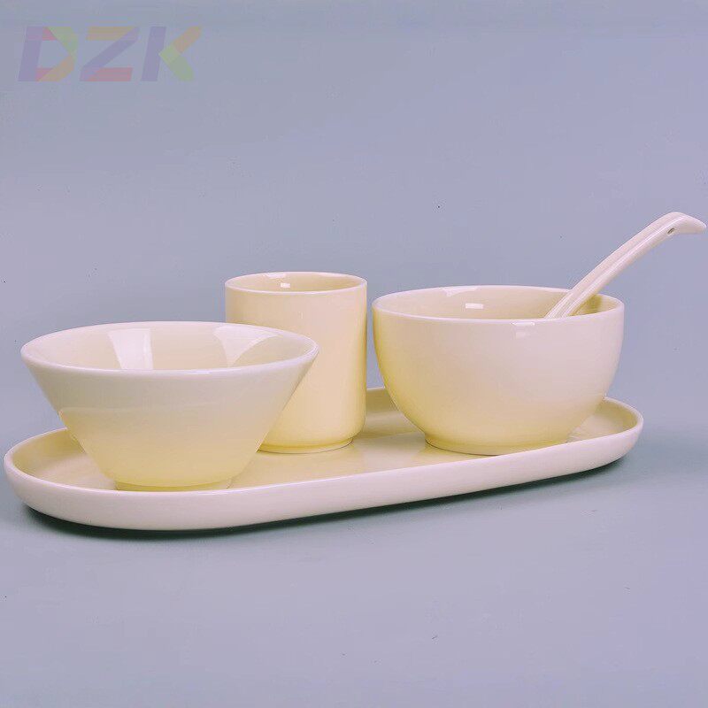 创意新款活动宝石碗礼品碗筷套装餐具小碗单人套餐具瓷碗泡面中.2