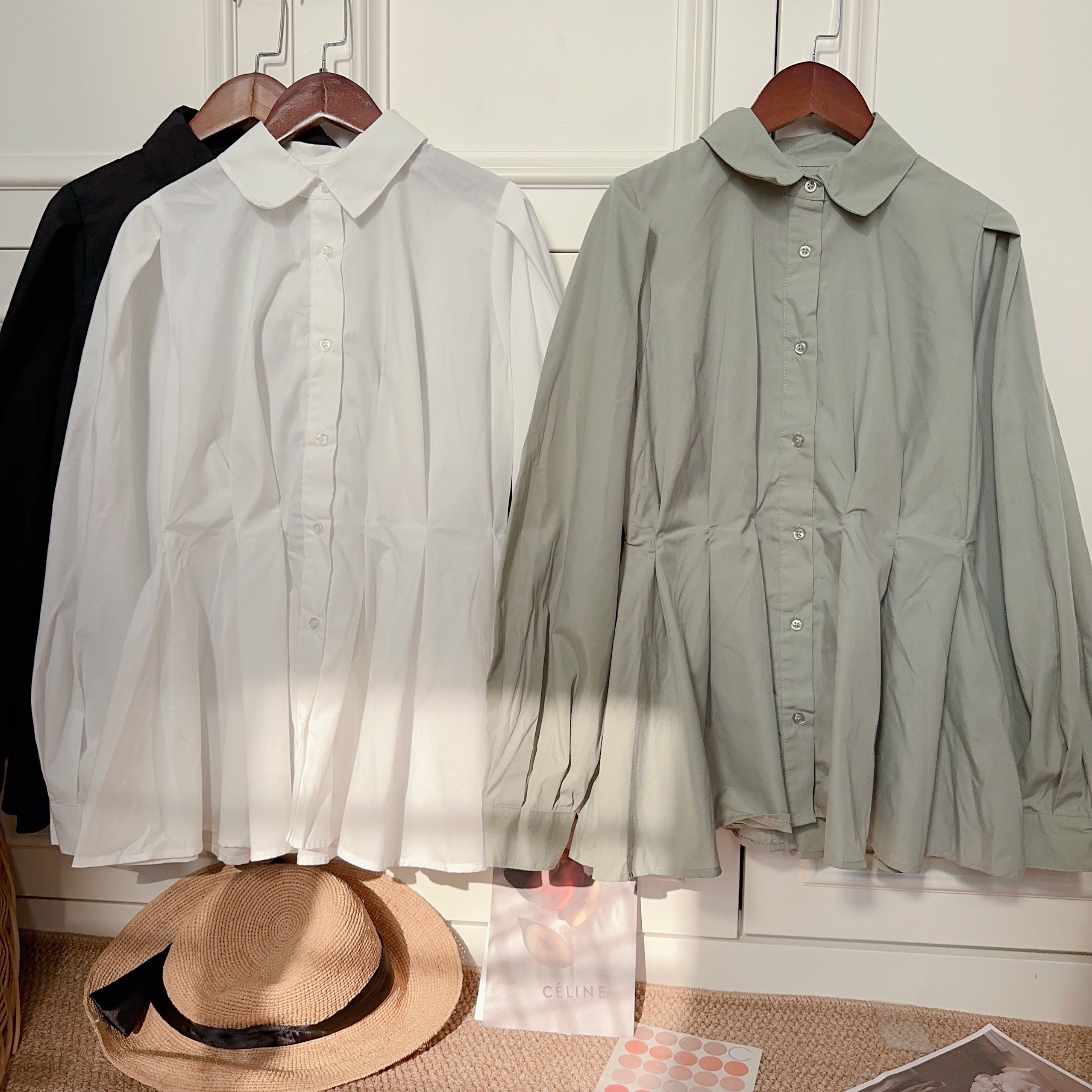 日单2025春季新款女装时尚休闲宽松显瘦百搭长袖衬衫上衣